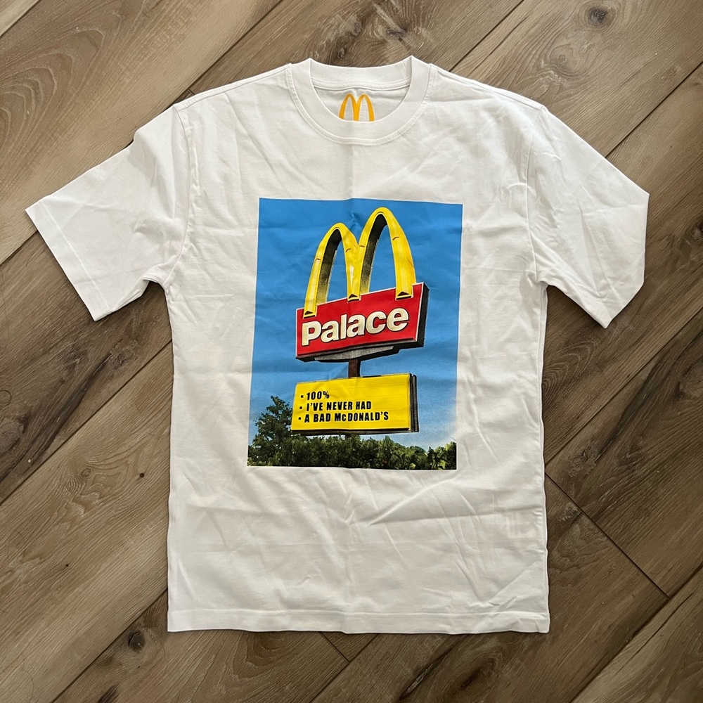PALACE x McDonald’s White Shirt NWOT